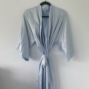 Women’s satin kimono robe